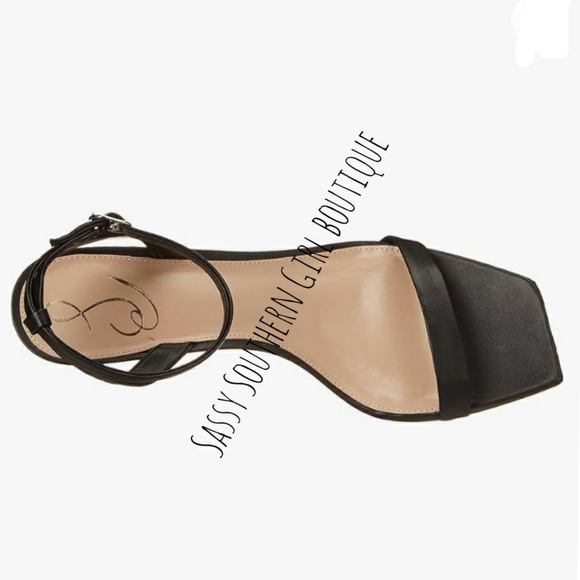 🆕⭐Sam Edelman black leather kitten heel sandals - Picture 5 of 11